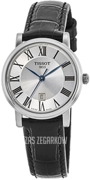 Tissot Carson Srebrny/Skóra Ø30 mm T122.210.16.033.00