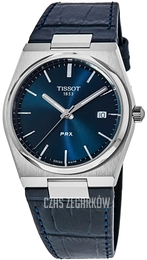 Tissot Prx Niebieski/Skóra Ø40 mm T137.410.16.041.00