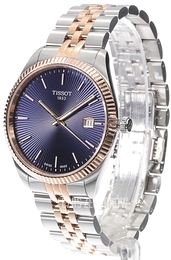 Tissot T-Classic Niebieski/Stal w kolorze różowego złota Ø40 mm T156.410.22.041.00