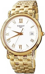 Tissot Biały/Stal w odcieniu złota T73.3.420.13