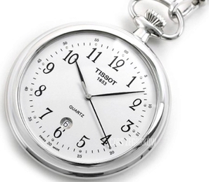 Tissot T-Pocket Lepine Quartz Biały Ø48.68 mm T82.6.550.12