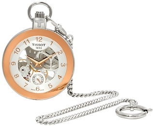 Tissot T-Pocket 1920 Mechanical Srebrny Ø49 mm T853.405.29.412.00