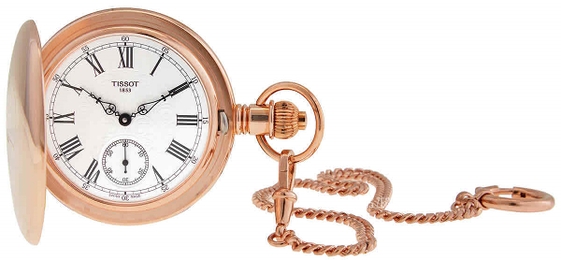 Tissot Savonnette Biały Ø52 mm T864.405.99.033.01