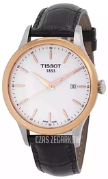 Tissot T-Gold Biały/Skóra Ø42 mm T912.410.46.011.00