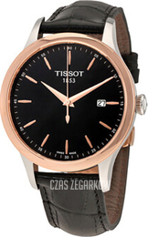 Tissot T-Gold Czarny/Skóra Ø42 mm T912.410.46.051.00