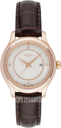 Tissot T-Gold Srebrny/Skóra Ø30 mm T924.210.76.116.00