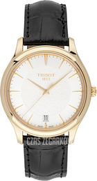 Tissot T-Gold Srebrny/Skóra Ø40 mm T924.410.16.031.00