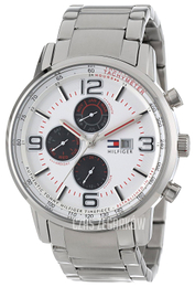 Tommy Hilfiger Gabe Biały/Stal Ø44 mm 1710338