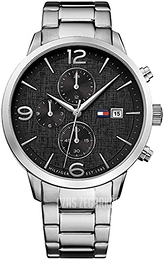 Tommy Hilfiger Czarny/Stal Ø42 mm 1710356