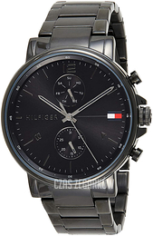 Tommy Hilfiger Czarny/Stal Ø44 mm 1710414