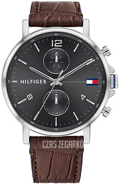 Tommy Hilfiger Szary/Skóra Ø44 mm 1710416