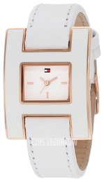 Tommy Hilfiger Biały/Skóra Ø39 mm 1781153