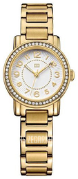Tommy Hilfiger Biały/Stal w odcieniu złota Ø28 mm 1781477