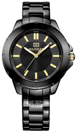 Tommy Hilfiger Czarny/Stal Ø41 mm 1781494