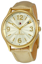 Tommy Hilfiger Dress Żółte złoto/Skóra Ø38 mm 1781591