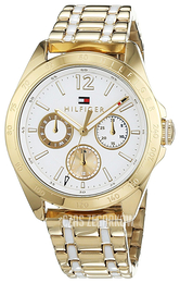 Tommy Hilfiger Sport Biały/Stal w odcieniu złota Ø36 mm 1781665