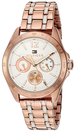 Tommy Hilfiger Sport Biały/Stal w kolorze różowego złota Ø36 mm 1781666