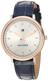 Tommy Hilfiger Dress Srebrny/Skóra Ø35 mm 1781764