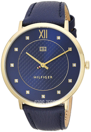 Tommy Hilfiger Niebieski/Skóra Ø40 mm 1781807