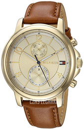 Tommy Hilfiger Claudia Żółte złoto/Skóra Ø40 mm 1781818