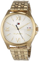 Tommy Hilfiger Biały/Stal w odcieniu złota Ø38 mm 1781889