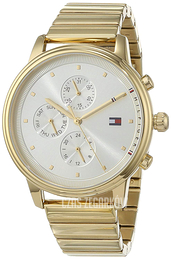 Tommy Hilfiger Blake Srebrny/Stal w odcieniu złota Ø38 mm 1781905