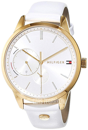 Tommy Hilfiger Srebrny/Skóra Ø38 mm 1782018