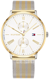 Tommy Hilfiger Biały/Stal w odcieniu złota Ø38 mm 1782074