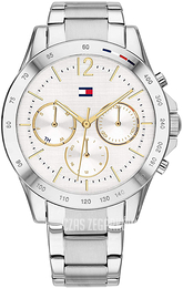 Tommy Hilfiger Biały/Stal Ø38 mm 1782194