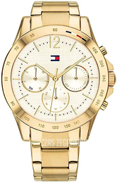 Tommy Hilfiger Beżowy/Stal w odcieniu złota Ø38 mm 1782195