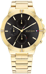 Tommy Hilfiger Talia Czarny/Stal w odcieniu złota Ø39 mm 1782380