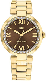 Tommy Hilfiger Alice Brązowy/Stal w odcieniu złota Ø34 mm 1782631