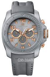 Tommy Hilfiger Szary/Skóra Ø45 mm 1790794