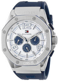 Tommy Hilfiger Srebrny/Guma Ø44 mm 1790914