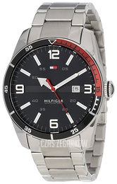 Tommy Hilfiger Noah Czarny/Stal Ø42 mm 1790916