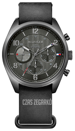 Tommy Hilfiger Corbin Czarny/Skóra Ø44 mm 1791189