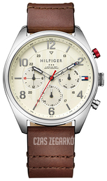 Tommy Hilfiger Corbin Kremowy/Skóra Ø44 mm 1791208