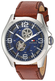 Tommy Hilfiger Bruce Niebieski/Skóra Ø44 mm 1791278