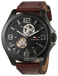 Tommy Hilfiger Bruce Czarny/Skóra Ø44 mm 1791280