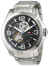 Tommy Hilfiger Bruce Czarny/Stal Ø44 mm 1791281
