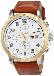 Tommy Hilfiger Sport Biały/Skóra Ø44 mm 1791363