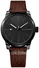 Tommy Hilfiger Dress Czarny/Skóra Ø42 mm 1791383