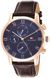 Tommy Hilfiger Niebieski/Skóra Ø44 mm 1791399