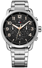 Tommy Hilfiger Czarny/Stal Ø46 mm 1791422