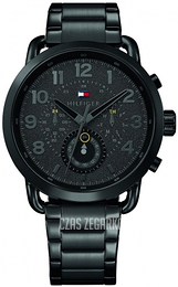 Tommy Hilfiger Czarny/Stal Ø46 mm 1791423