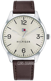 Tommy Hilfiger Srebrny/Skóra Ø42 mm 1791521