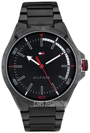 Tommy Hilfiger Czarny/Stal Ø44 mm 1791525
