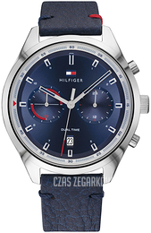 Tommy Hilfiger Bennett Niebieski/Skóra Ø45 mm 1791728