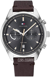 Tommy Hilfiger Ciemnoszary/Skóra Ø44 mm 1791729