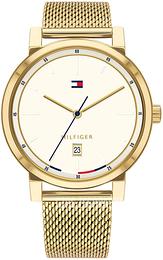 Tommy Hilfiger Beżowy/Stal w odcieniu złota Ø43 mm 1791733